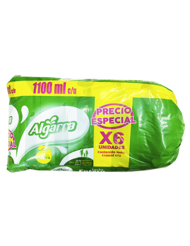 LECHE ALGARRA ENTERA 1.1 LT SIXPAC