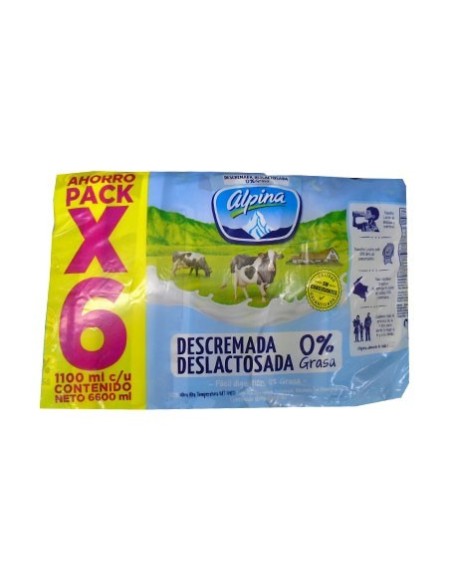 LECH ALPINA  DESLAC DESCREMADA 6 UN