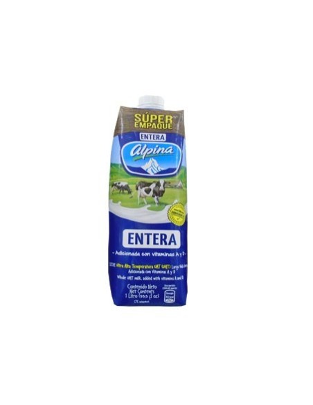LECHE ENTERA TETRA PACK 1000ML