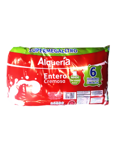 LECHE ALQUERIA ENTERA 1.3 6 BOLSAS