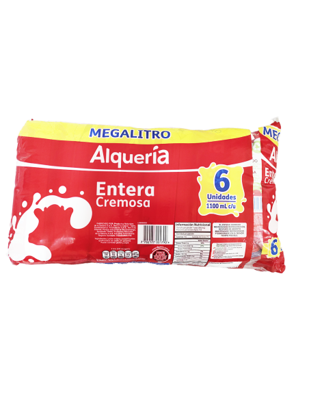 LECHE ALQUERIA ENTERA 6 MEGALITRO1.1