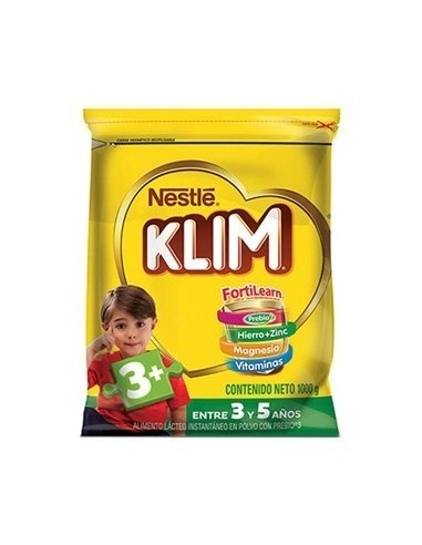 LECHE BOLSA KLIM 3+  1000 G