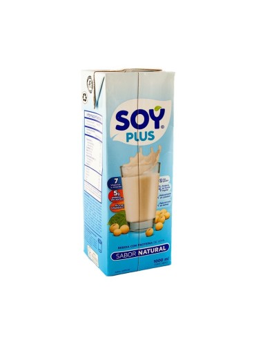 LECHE DE SOYA NATURAL SOY PLUS CAJA  