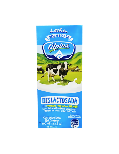 LECHE DESLAA ALPINA  200 ML