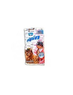 LECHE SABORIZADA ALPIN BOLSA ALPINA  6 U