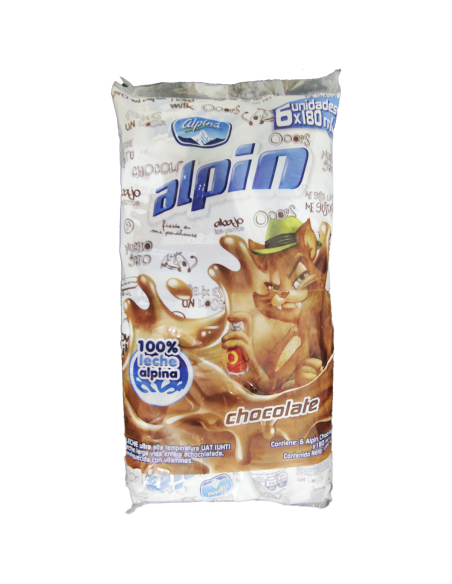 ALPIN CHOCOLATE ALPINA BOLSA  6UNDS 180