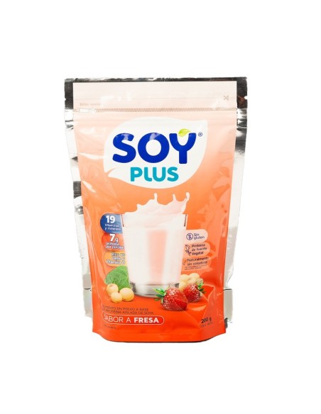 LECHE SOY PLUS FRESA  200 ML
