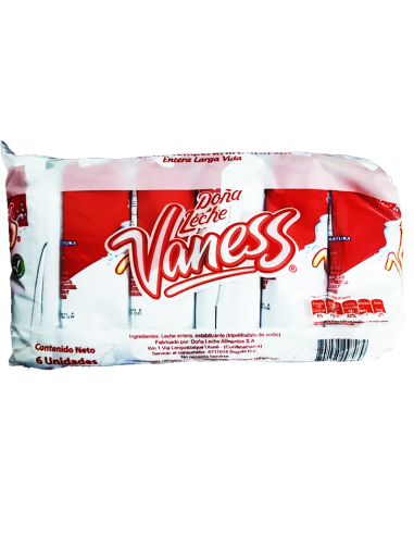 LECHE VANESS ENTERA 6 UND