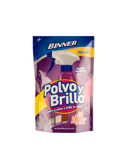 LIMPIADOR BINNER POLVO Y BRILLO DOY PACK