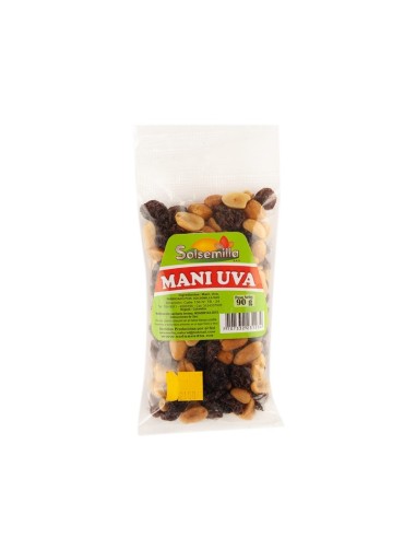 MANI CON UVAS SOLSEMILLA  90 G