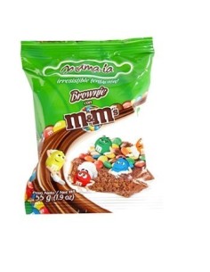 MINI BROWNIE M&M MAMA-IA  10 UNIDAD 180G