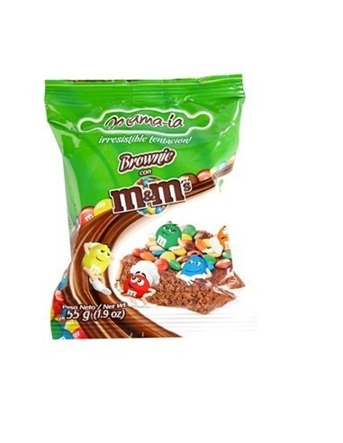 MINI BROWNIE M&M MAMA-IA  10 UNIDAD 180G