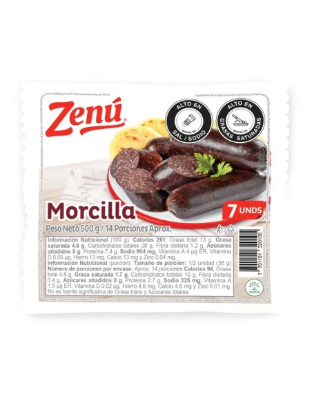 MORCILLA SELECCIONADA ZENU