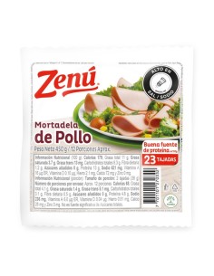 MORTADELA POLLO ZENU  450 GR