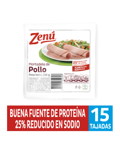 MORTADELA POLLO ZENU  250 G 2