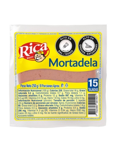 MORTADELA RICA  250 G