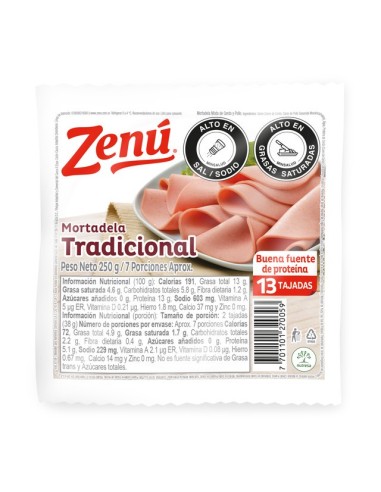 MORTADELA TRADI ZENU 250G