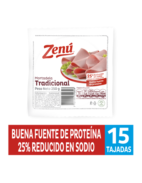 MORTADELA TRADI ZENU 250G
