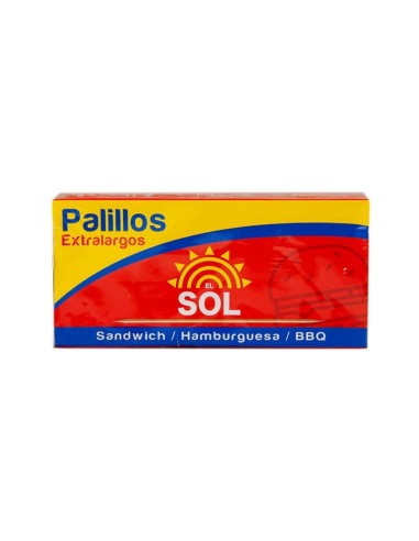 PALILLO HAMBURGUESA EL SOL 125 UND