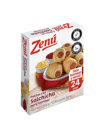 PALITOS CON SALCHICHA ZENU 540 G