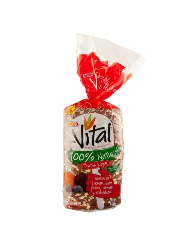 PAN VITAL NATU FRUTO ROJOS 460G