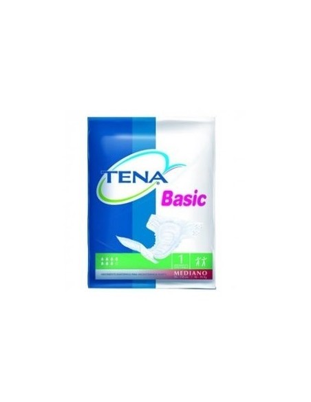 PAÑALES TENA BASIC MEDIANO 1 UND