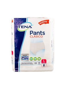 PAÑALES TENA PANTS CLASICO T/L  8 UND