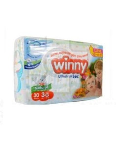 PAÑALES WINNY 3 ETAPAS G  30 UND