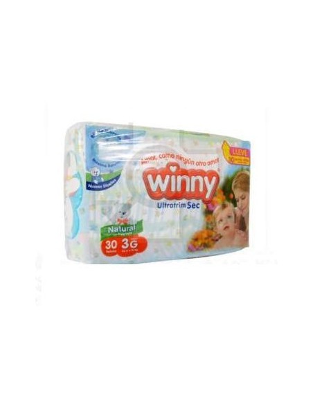 PAÑALES WINNY 3 ETAPAS G  30 UND