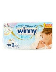 PAÑALES WINNY SENSITIVE ET 0 +TOALL20UNI