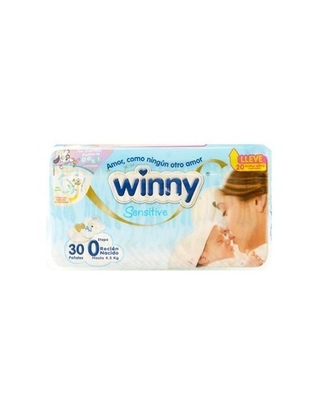 PAÑALES WINNY SENSITIVE ET 0 +TOALL20UNI