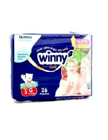 PAÑALES WINNY GOLD ETP 5 30UN