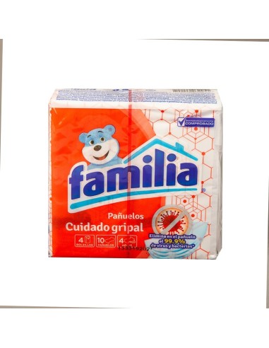 PAÑUELO ANTIGRIPAL FAMILIA 4 UND