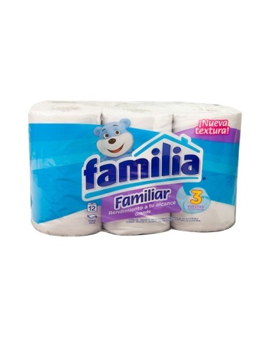 PAPEL HIGIENICO FAMILIAR FAMILIA 12 UN