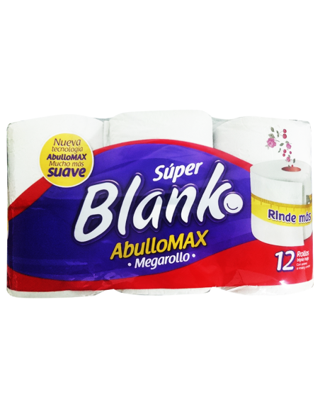 PAPEL HIGIENICO SUPER BLANKO 12 UND
