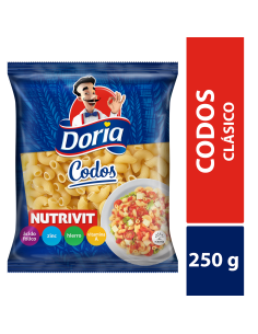 PASTA DORIA CODOS 250