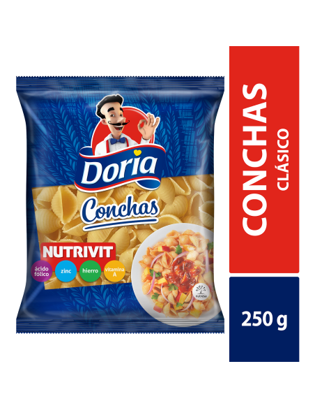 PASTA DORIA CONCHAS 250