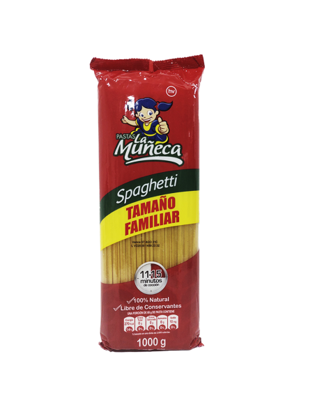 PASTA MUÑECA SPAGUETTI 1000 G