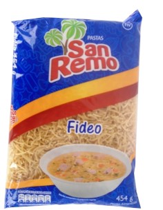 PASTA SAN REMO  FIDEOS 400 G