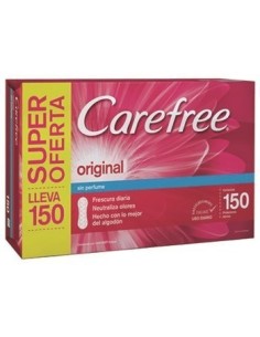 PROTECTOR CAREFREE 150 UNIDS  SIN PERFUM