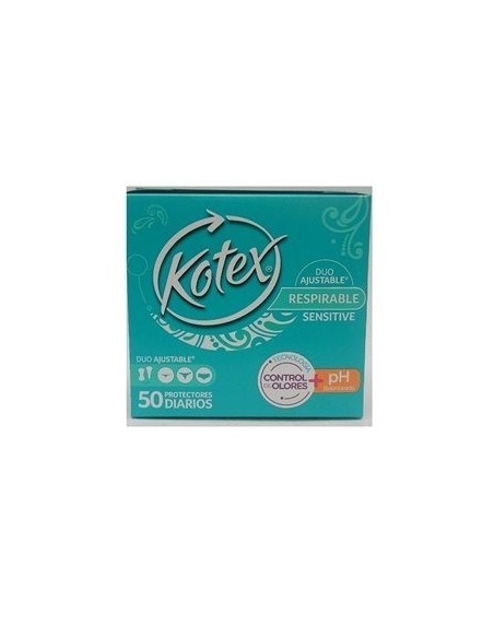 PROTECTORES KOTEX DUO AJUSTABLE 50 UND