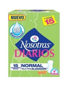 PROTECTORES DIARIOS NOSOTRAS 15 UN