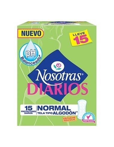 PROTECTORES DIARIOS NOSOTRAS 15 UN