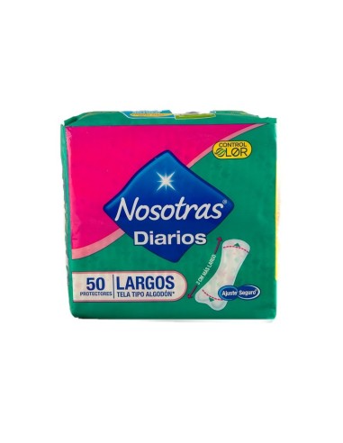 PROTECTORES NOSOTRAS DIARIOS LARGOS 50 U