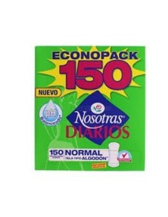 PROTECTORES NOSOTRAS  NORMAL 150U