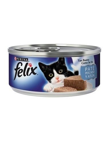 PURINA GATOS PATE PESCADO ATUN FELIX 