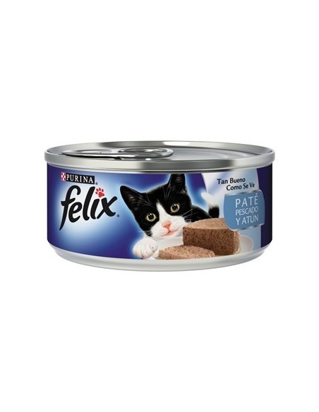 PURINA GATOS PATE PESCADO ATUN FELIX 