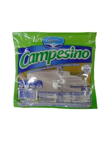 QUESO CAMPESINO ALPINA 250 G