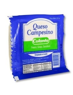 QUESO CAMPESINO COLANTA  250 G