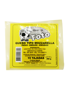 QUESO DEL VECCHIO 250 G BLOQUE MOZARELLA